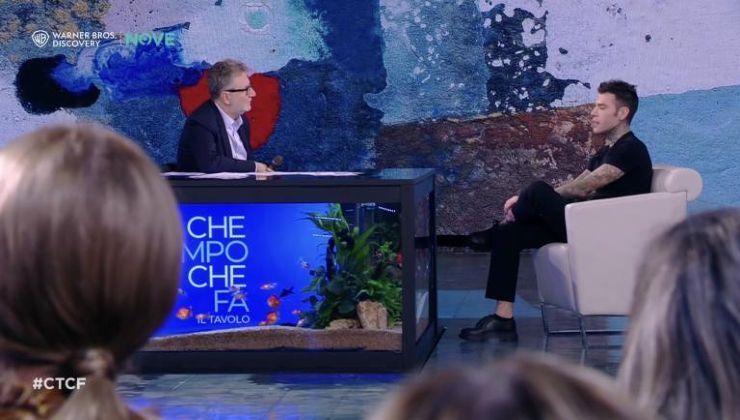 Fedez nel programma di Fabio Fazio Fedez nel programma di Fabio Fazio
