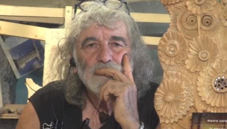 Mauro Corona a Verissimo Mauro Corona a Verissimo