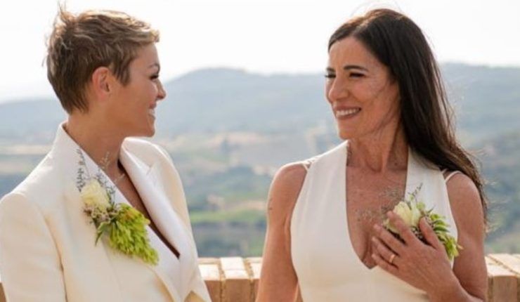 Paola Turci con Francesca Pascale