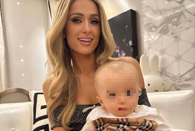 Paris Hilton e il figlio