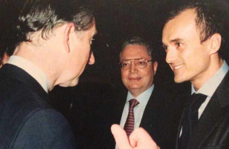 Alfonso Signorini con il principe Carlo