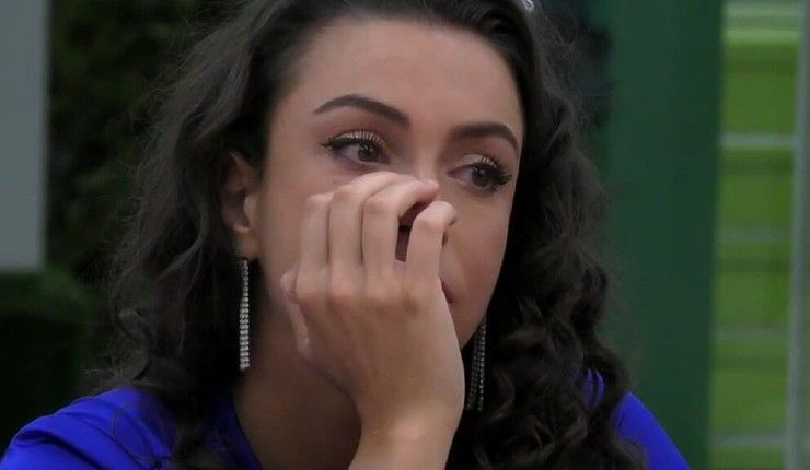 Angelica Baraldi in lacrime