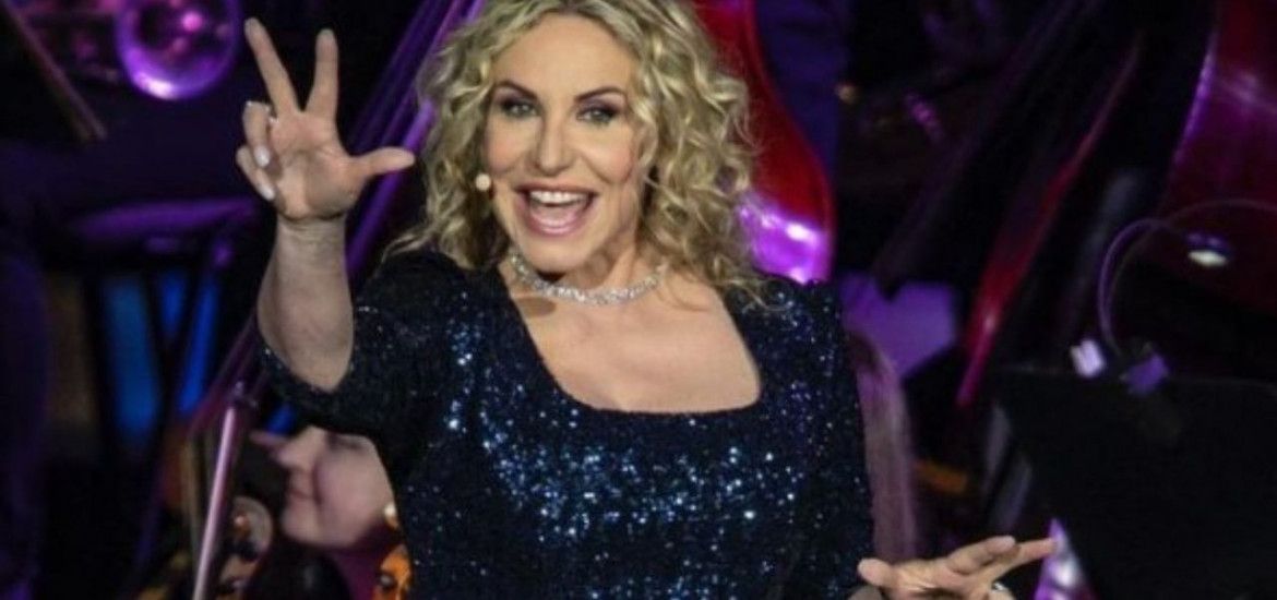 Antonella Clerici sul palco