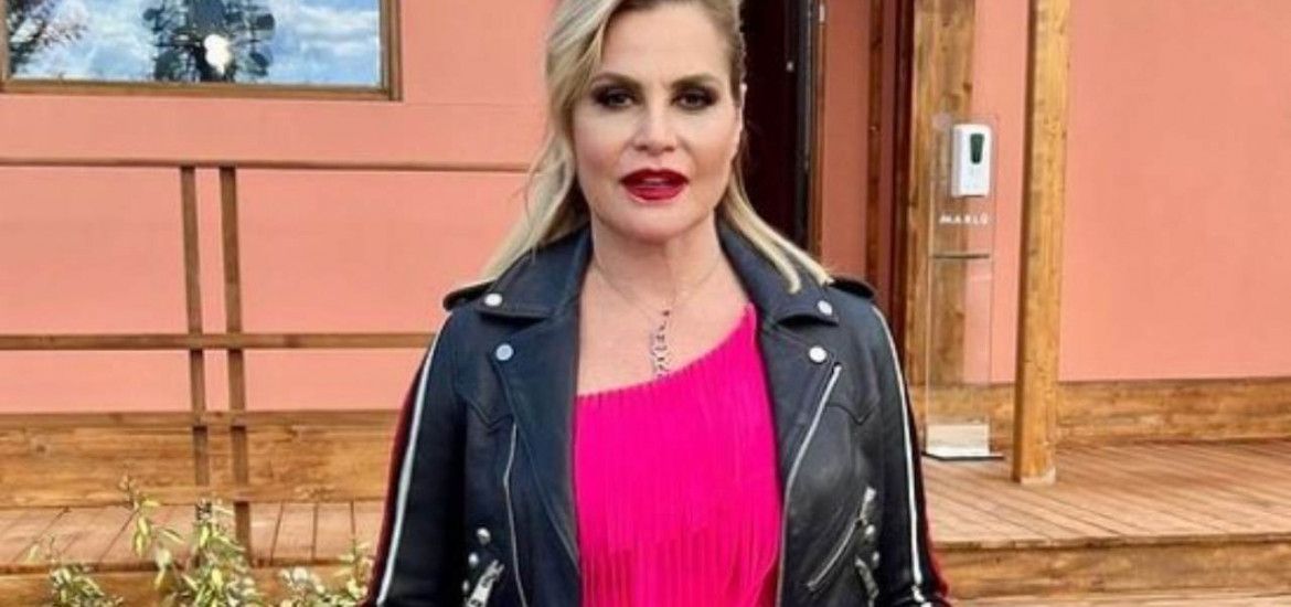 Simona Ventura sul set