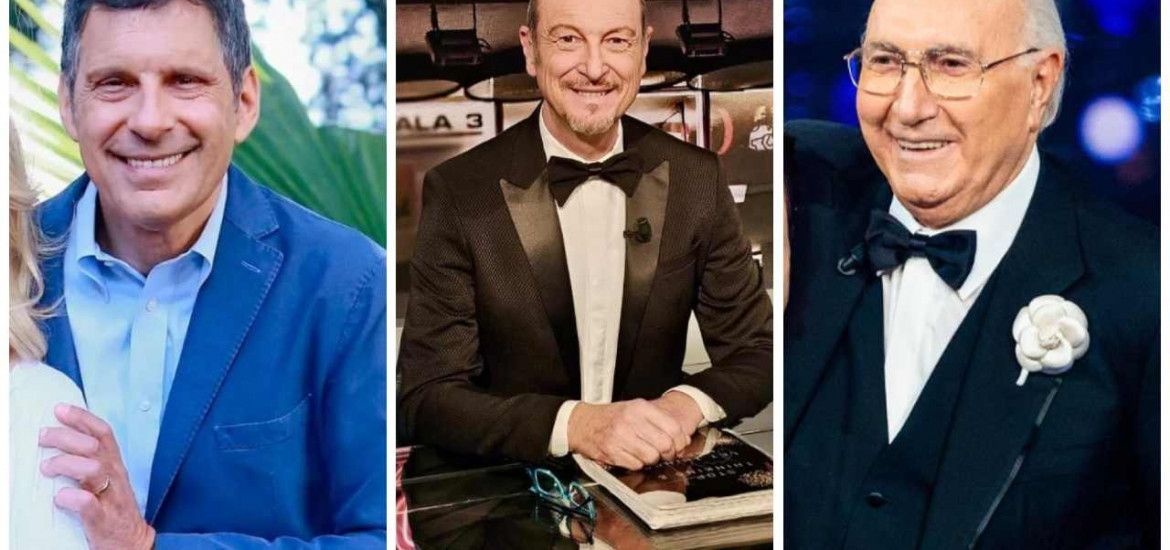 Fabrizio Frizzi, Amadeus e Pippo Baudo