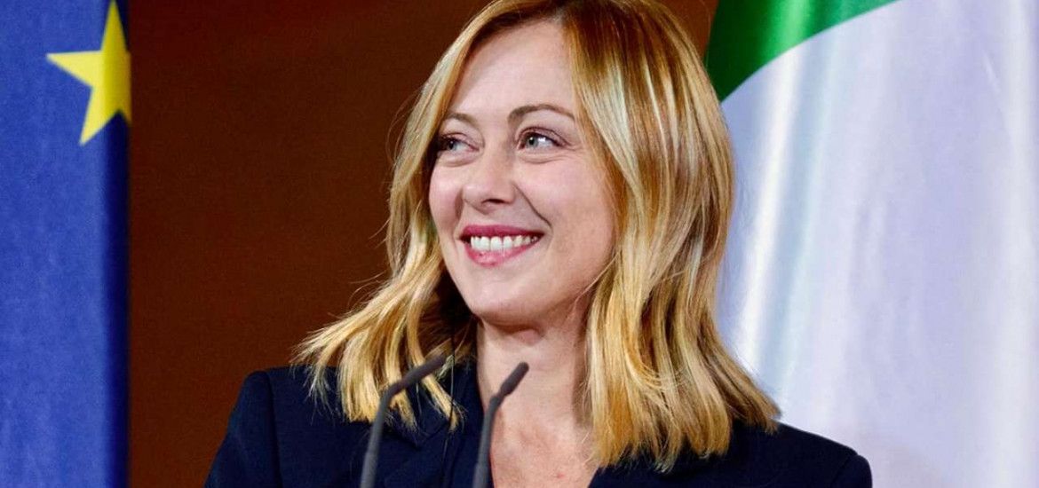 Giorgia Meloni e giambruno