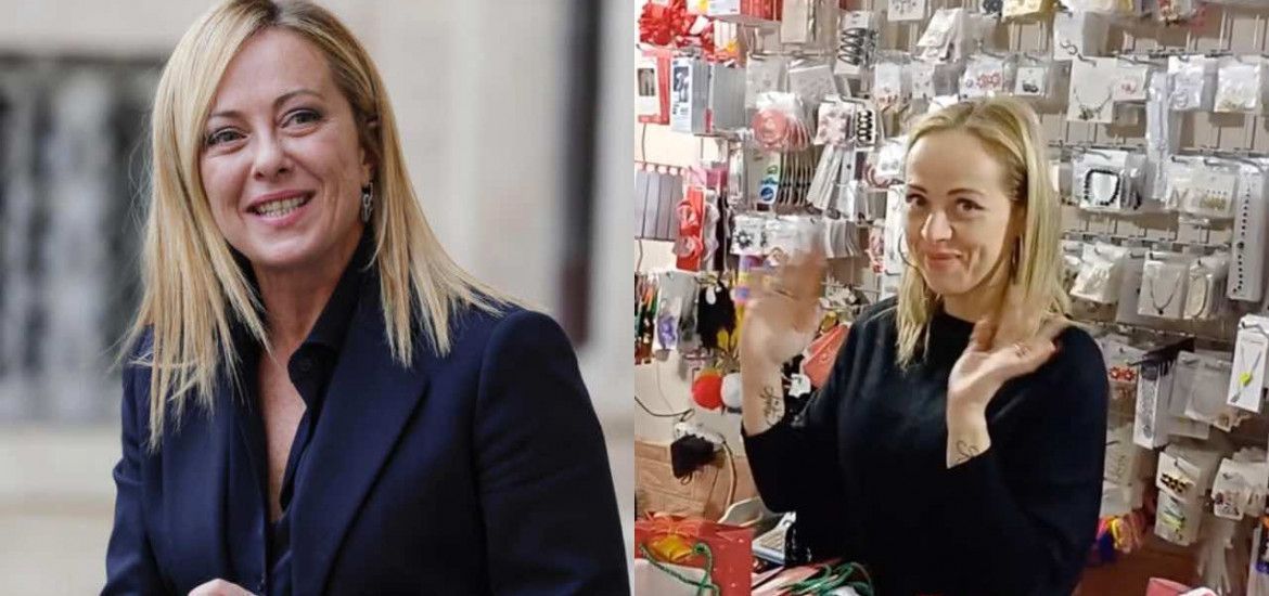 Giorgia Meloni sosia video