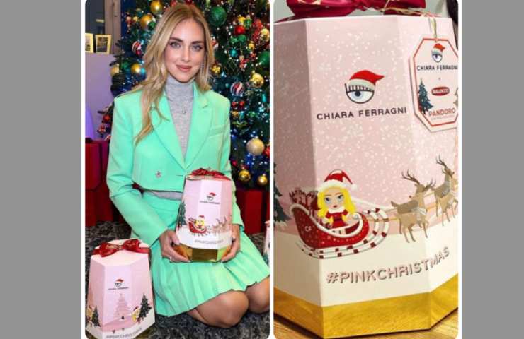 Il pandoro Pink Christmas di Chiara Ferragni