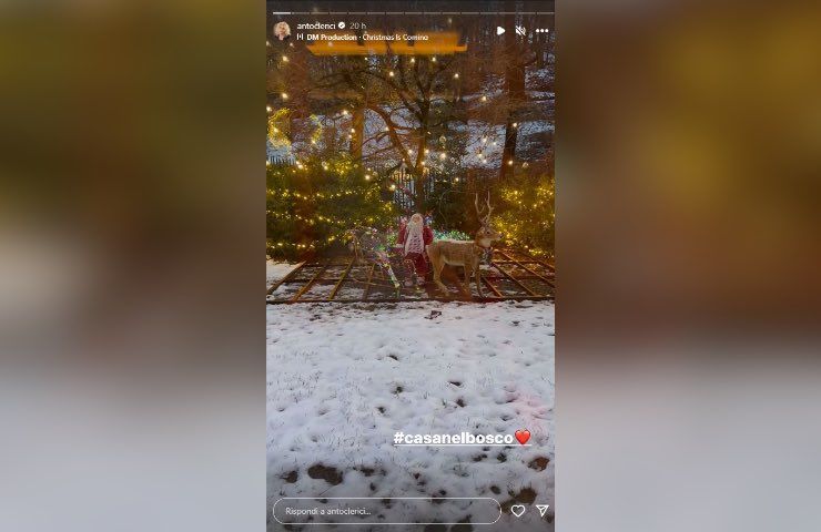 Antonella Clerici feste di Natale