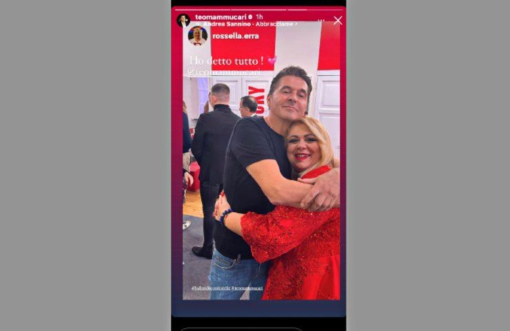 Teo Mammuccari e Rossella Erra
