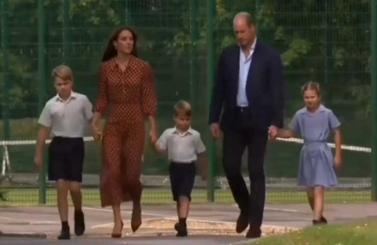 William e Kate con i loro figli