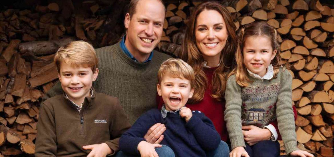 William e Kate con i loro figli