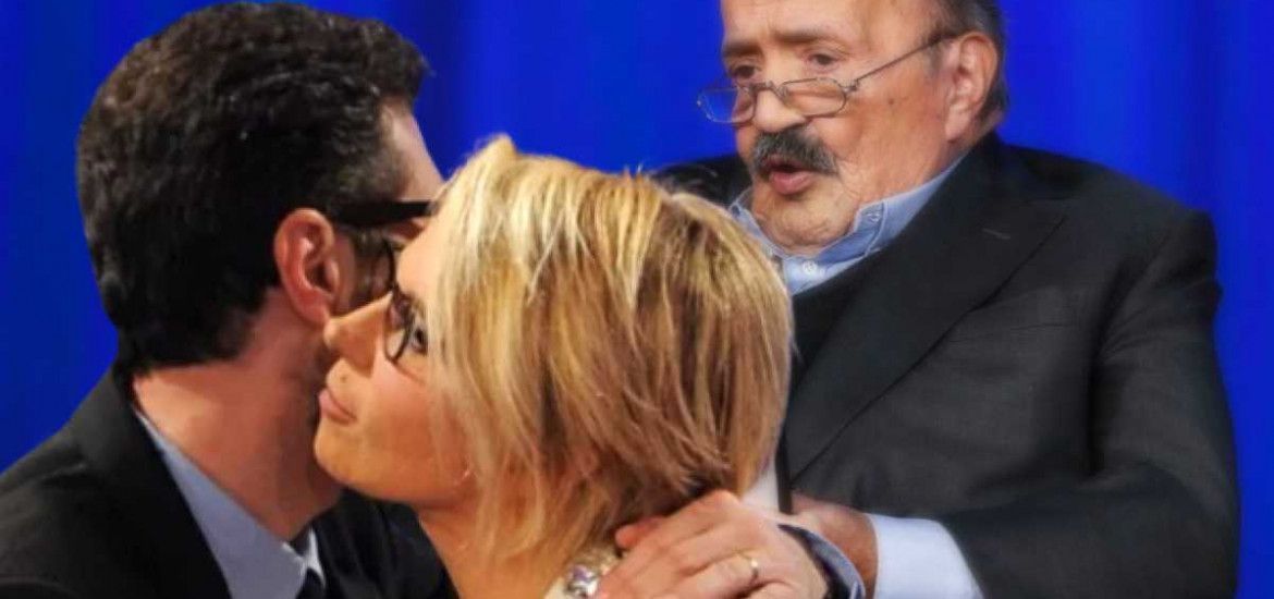 Maria De Filippi, Fabio Fazio e Maurizio Costanzo