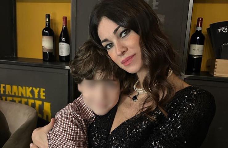 Manuela Arcuri e Mattia