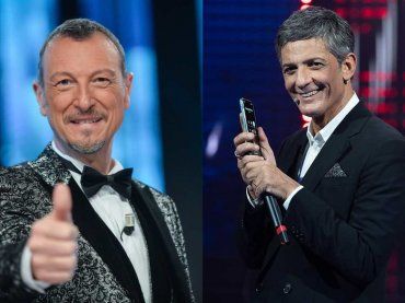 Amadeus e Fiorello ospiti da Fabio Fazio, scoppia la polemica: commenti velenosi contro il Festival
