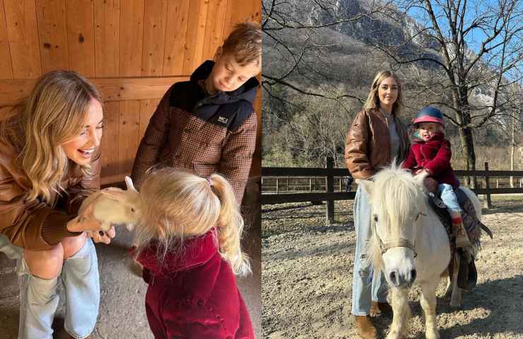 Chiara Ferragni con i figli Leone e Vittoria. Chiara Ferragni con i figli Leone e Vittoria.