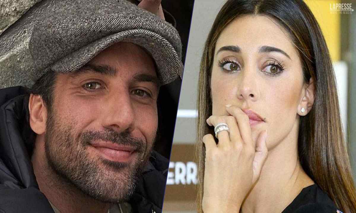 Collage Elio Lorenzoni e Belen Rodriguez.