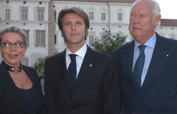 Emanuele Filiberto e i suoi genitori