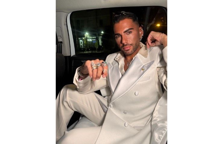 Federico Fashion Style a Sanremo look