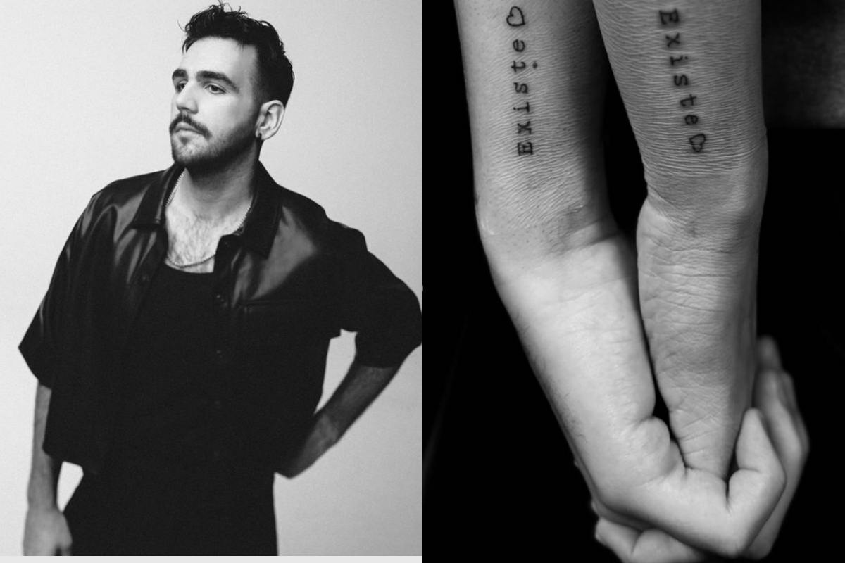 Ignazio Boschetto e il tatuaggio fatto con la fidanzata. Ignazio Boschetto e il tatuaggio fatto con la fidanzata.
