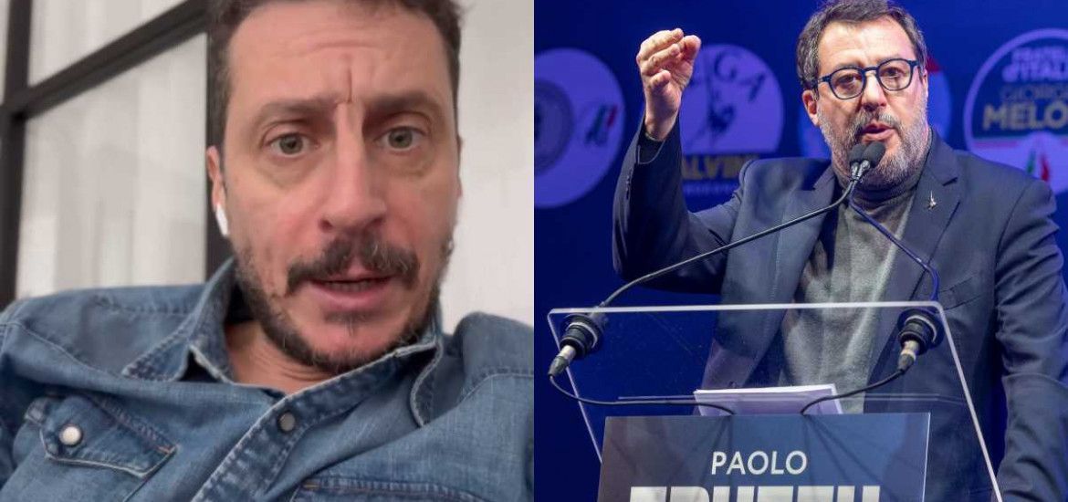 Luca Bizzarri e Matteo Salvini.