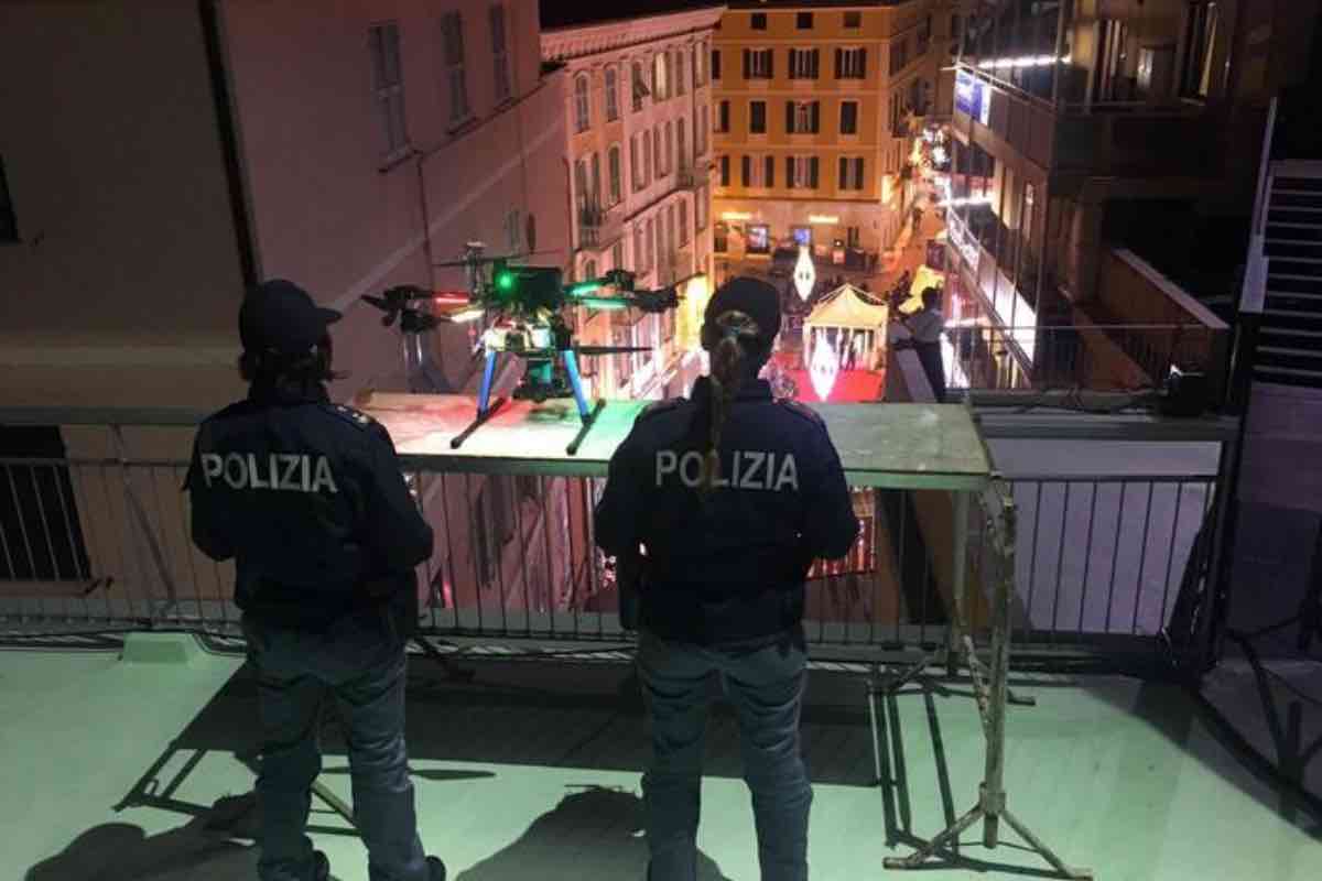 Polizia a Sanremo