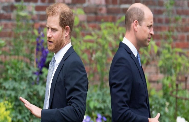 Il Principe Harry e il Principe William.