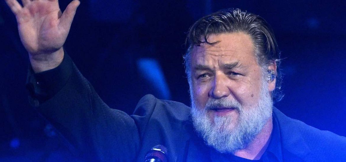 Russell Crowe a Sanremo