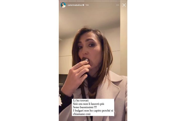 Via Instagram di Caterina Balivo dolce Instagram