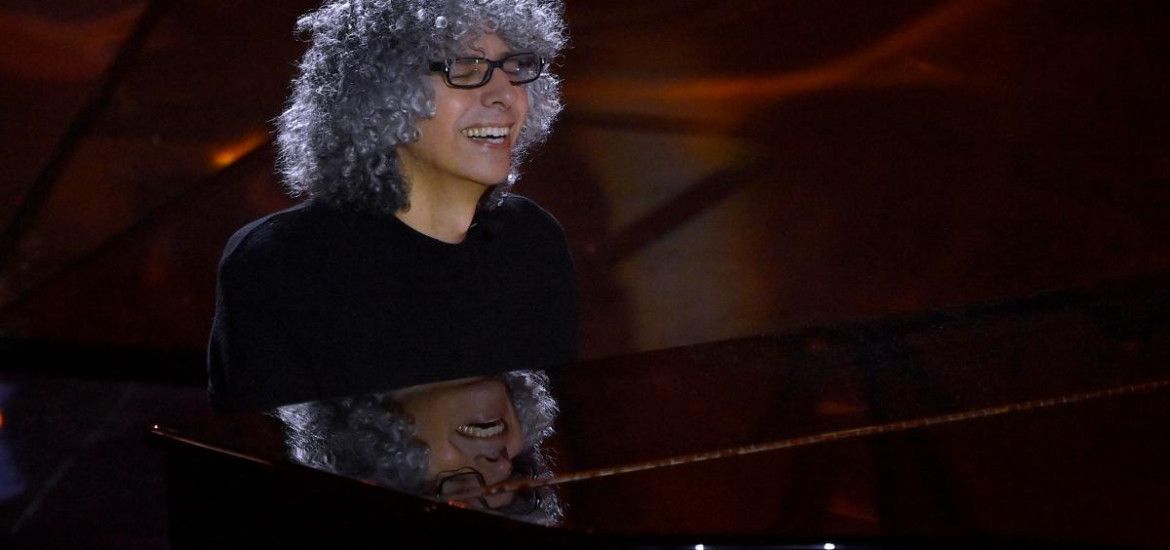 Giovanni Allevi a Sanremo 2024.