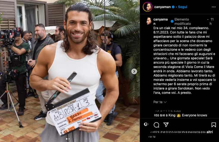 Can Yaman post IG spoiler 