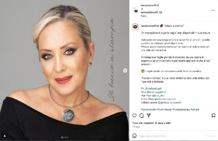 Carolyn Smith e la sua linea di gioielli per le donne. Carolyn Smith e la sua linea di gioielli per le donne.