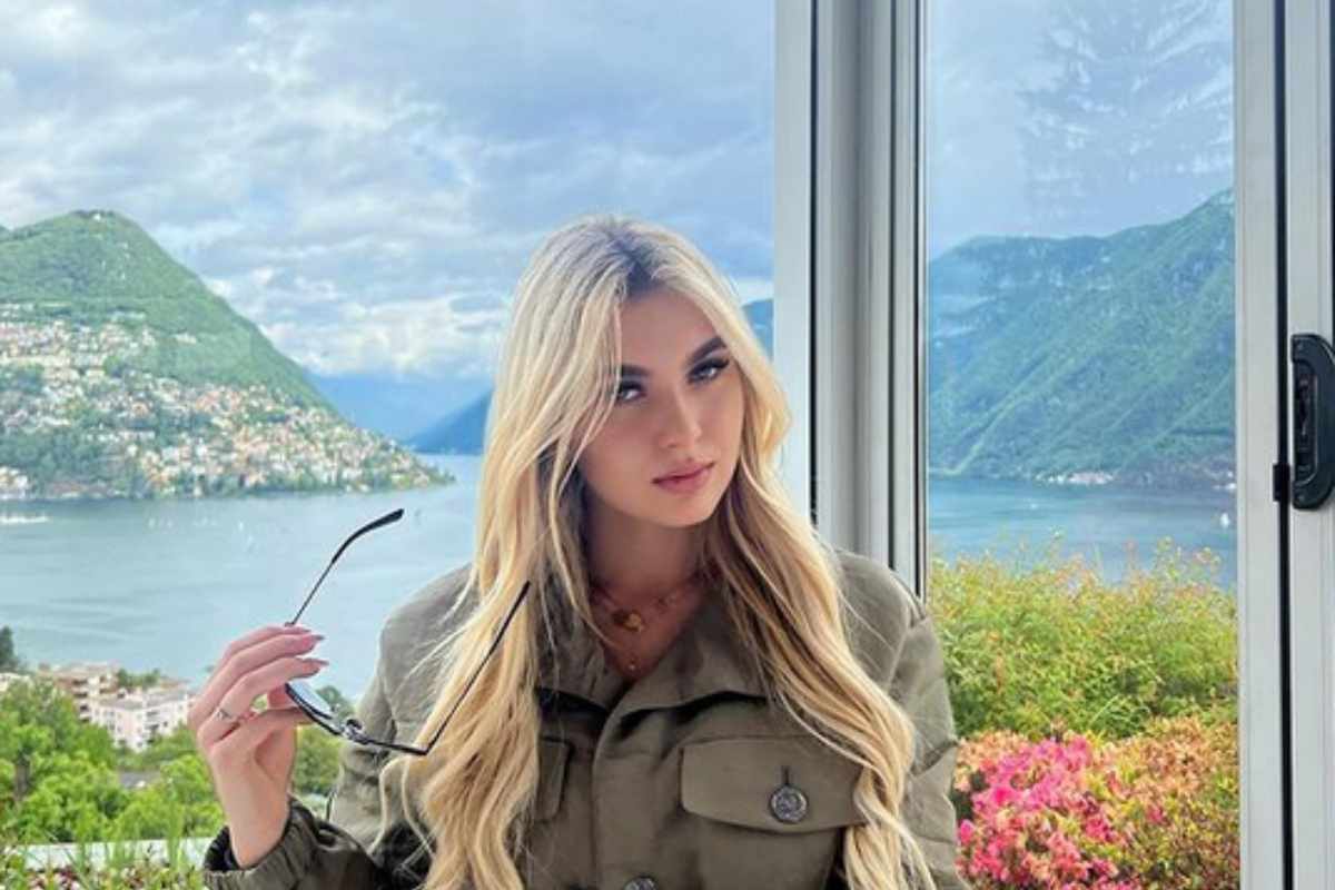 Chanel Totti in una foto su Instagram.