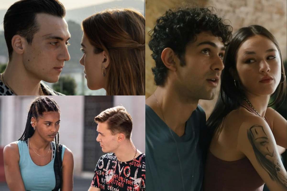 Edoardo e Teresa, Kubra e Pino e Carmine e Rosa in Mare Fuori. Edoardo e Teresa, Kubra e Pino e Carmine e Rosa in Mare Fuori.