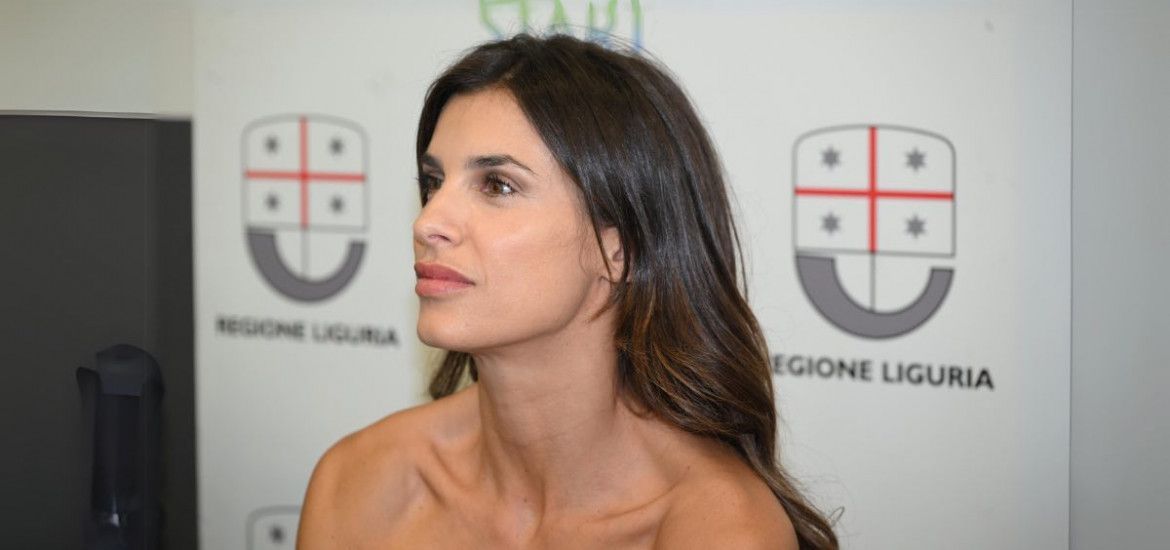 Elisabetta Canalis foto abito leopardato