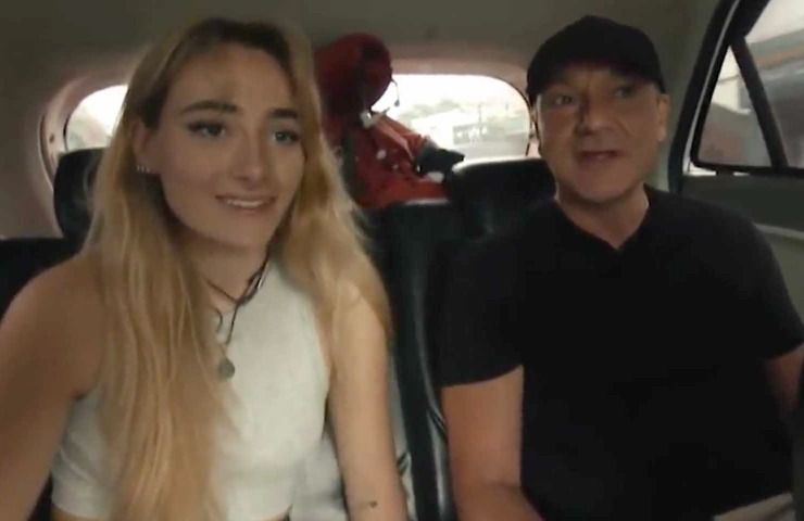 Fabio Caressa e figlia Fabio Caressa e figlia