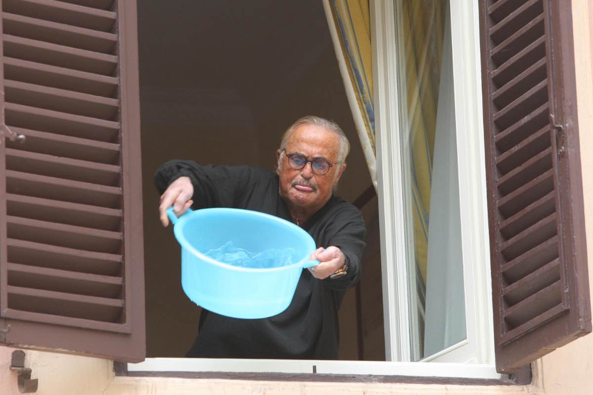 Franco Califano serenata a roma