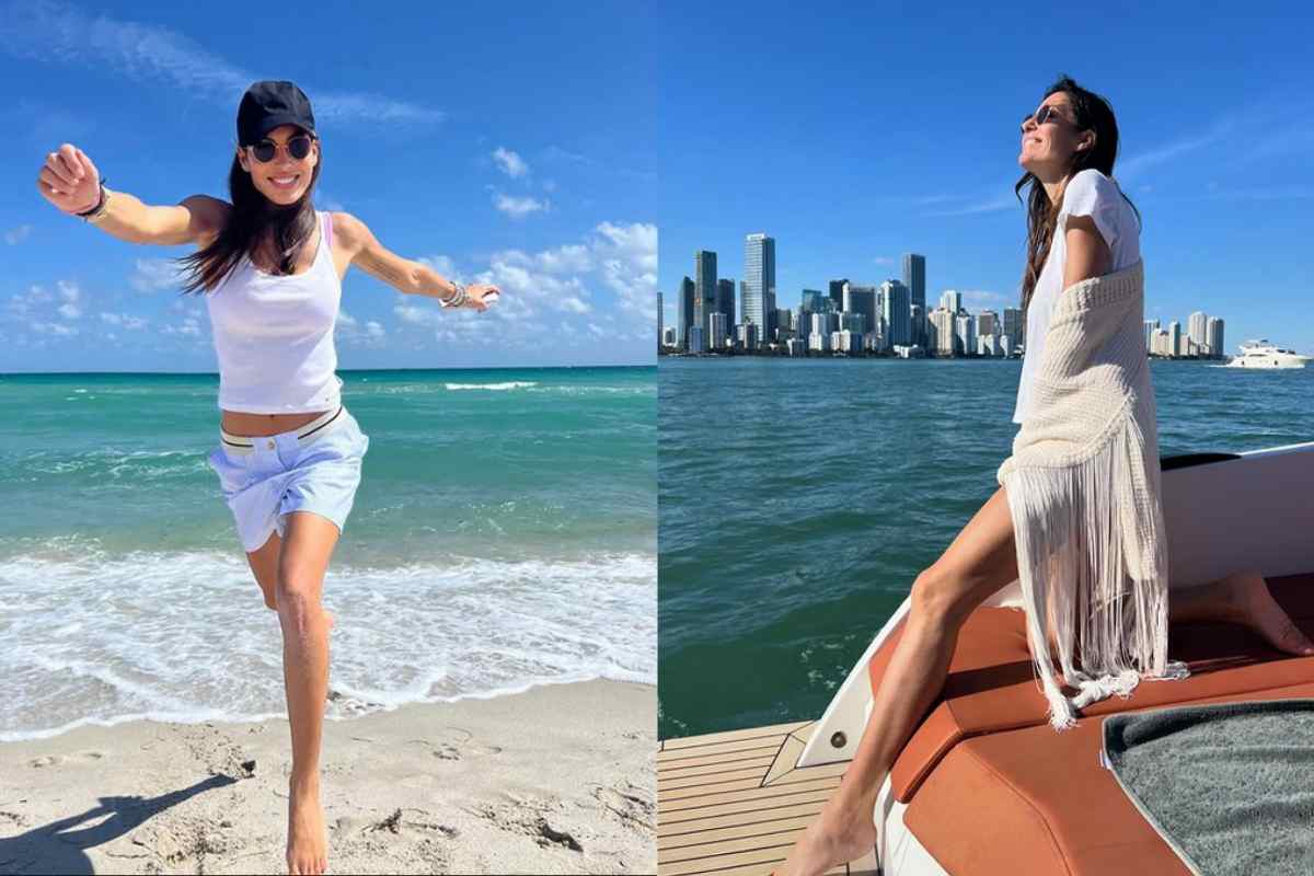 Elisabetta Gregoraci a Miami. Elisabetta Gregoraci a Miami.