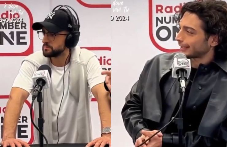 Piero e Gianluca de Il Volo in radio. 