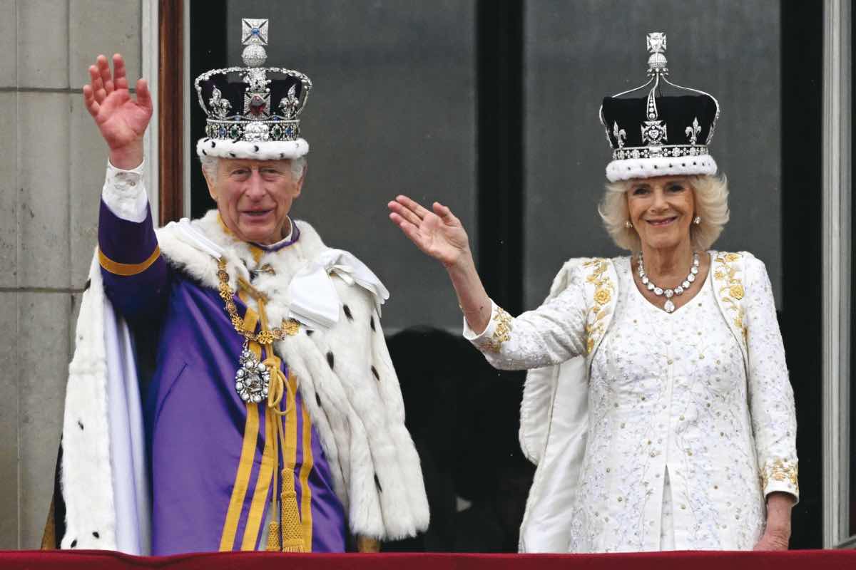 Re Carlo III e Camilla pasqua 