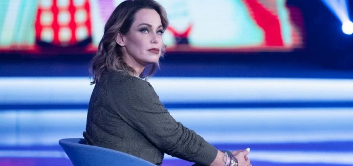 Sonia Bruganelli nello studio di Verissimo.