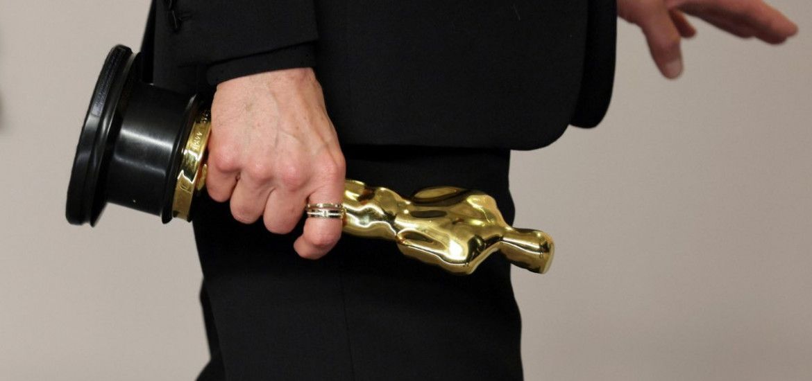 Statuetta Oscar 2024 solidarietà per Gaza