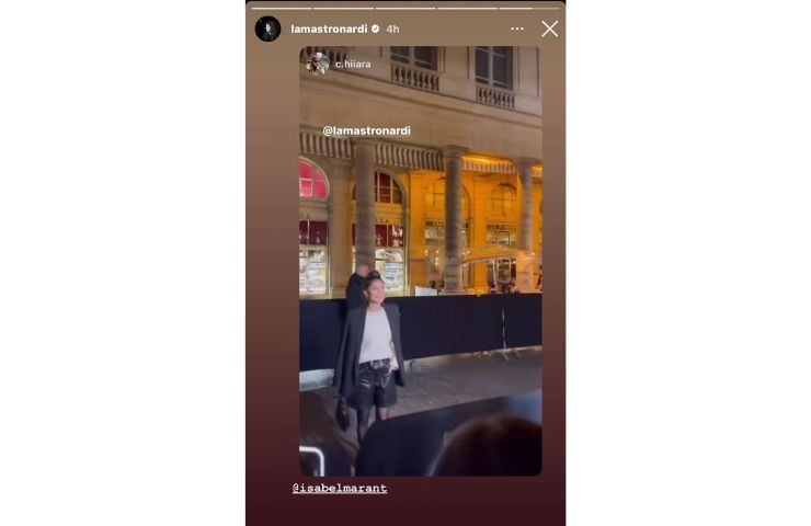 Storia instagram Alessandra Mastronardi 