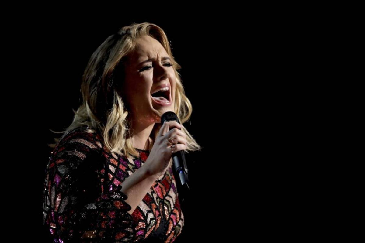 Adele gaffe al concerto