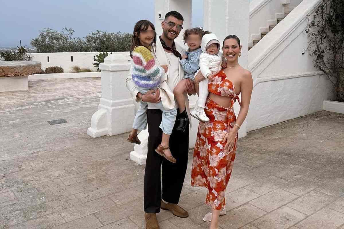 Beatrice Valli e la sua famiglia