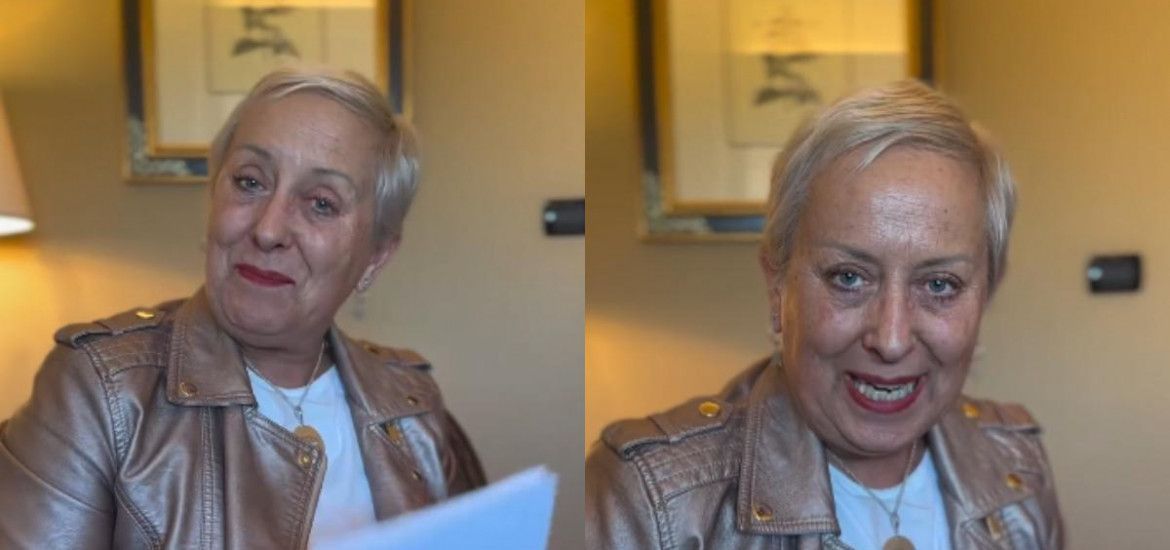 Carolyn Smith in un video condiviso su IG.