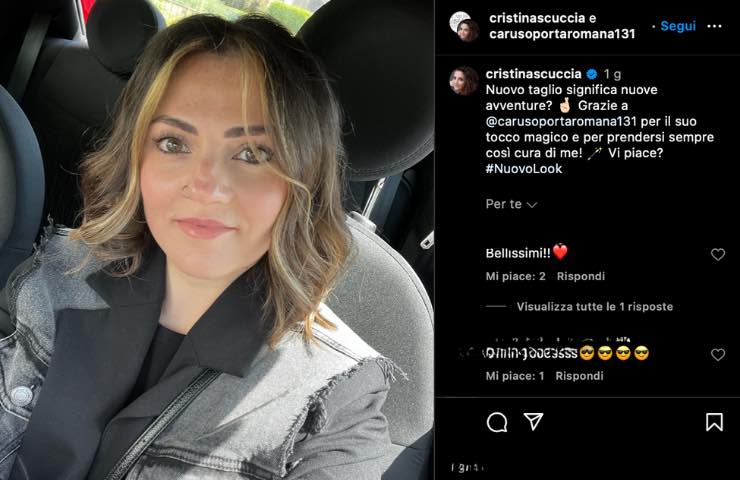 Cristina Scuccia IG look nuovo
