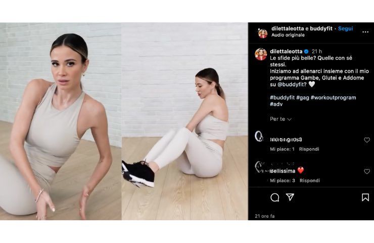 Diletta Leotta fitness