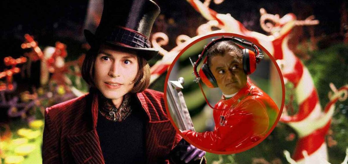 La Fabbrica di cioccolato, Deep Roy e Johnny Depp.