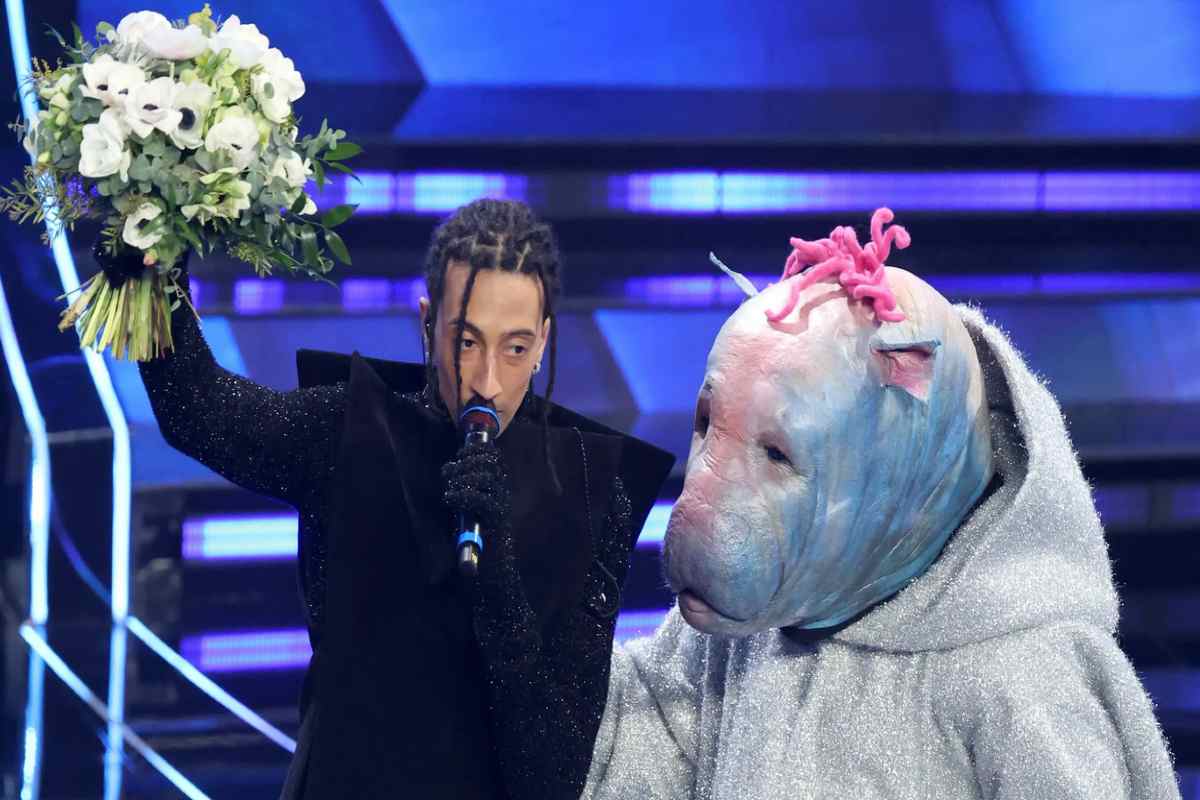 Ghali a Sanremo 2024.